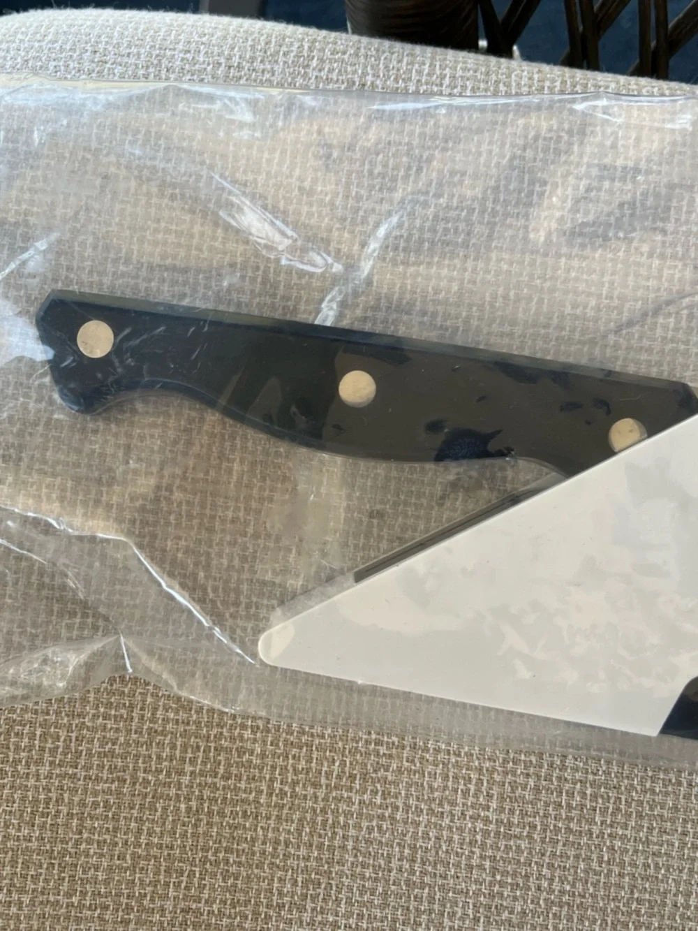Vintage The Pampered Chef 14” Self Sharpening Chefs Knife Stainless Blade 1047